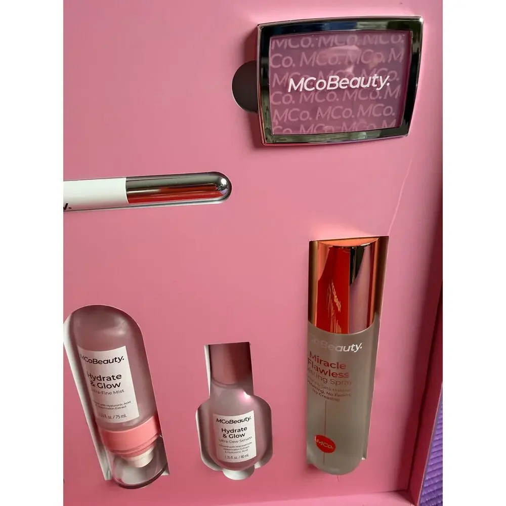 New Mcobeauty Makeup Skincare Kit Setting Spray, Toner, glow, serum, lip liner